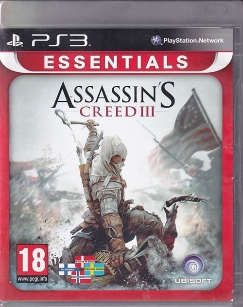 Assassins Creed III - Essentials - PS3 (B Grade) (Genbrug)